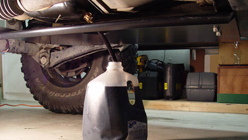 changing jeep oil