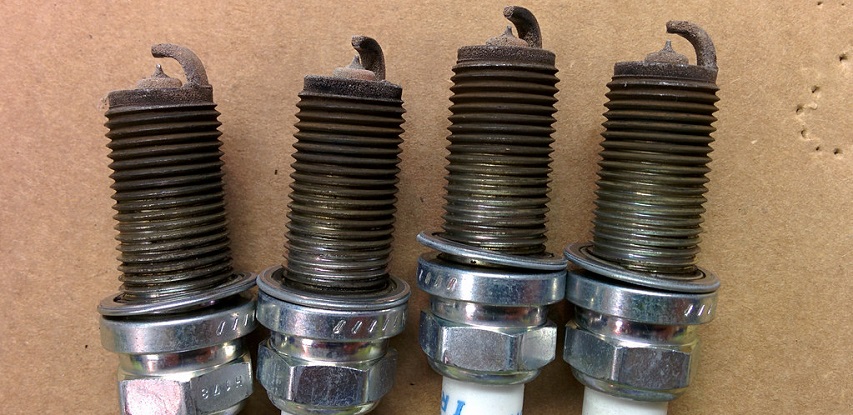 old spark plugs